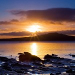 Sfondi desktop HD paesaggi - tramonto al mare