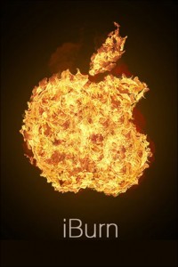 Sfondi HD iphone - Apple burn
