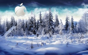 Sfondi HD MAc Apple - inverno e neve