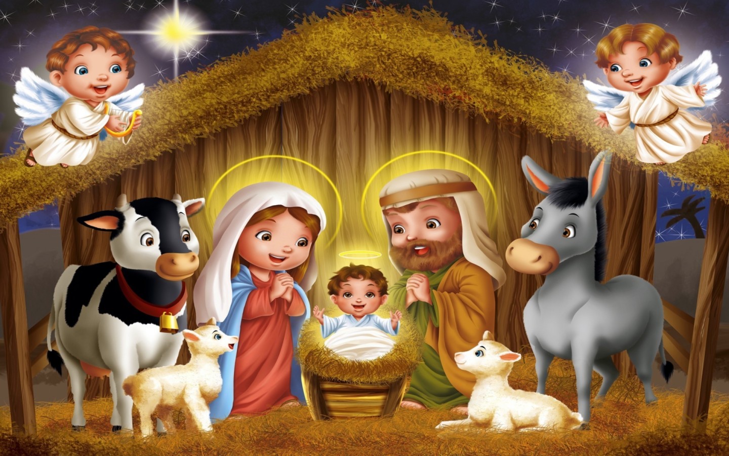 Sfondo Hd Natale Gesu Bambino Sfondi Hd Gratis