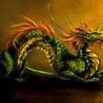 Sfondo 3D drago