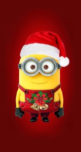 Sfondo-iphone-Natale-Minions-HD