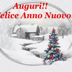 Gif animata buon anno neve