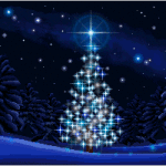 Immagine animata albero di natale