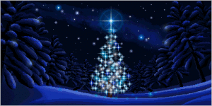 Immagine animata albero di natale