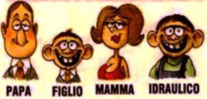 Famiglia strana che fa ridere