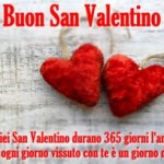 Auguri di San Valentino con dedica romantica