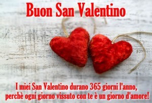 Auguri di San Valentino con dedica romantica