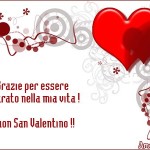 Auguri di San Valentino con frase d'amore