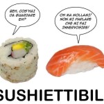 Vignetta per Facebook divertente - sushi